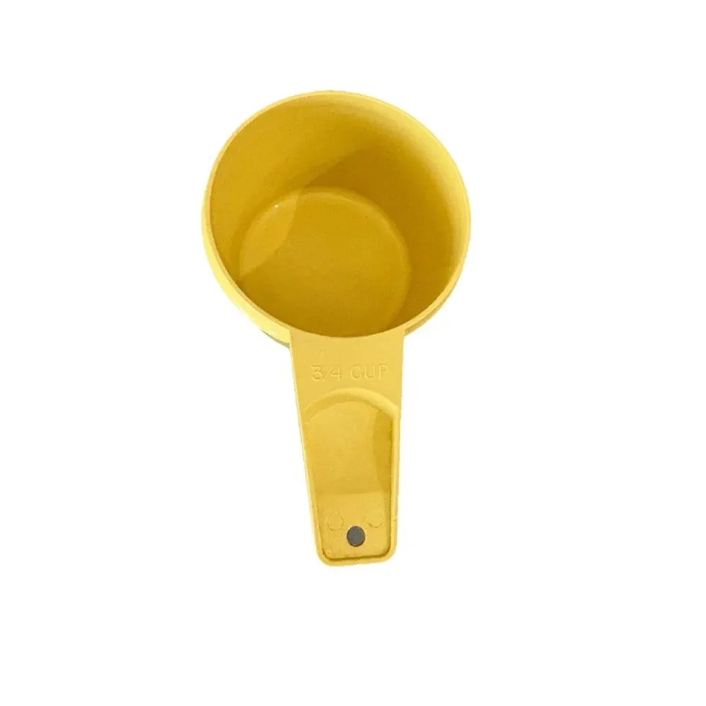 Vintage Tupperware #762 3/4 Cup Measuring Cup Harvest Yellow USA Replacement